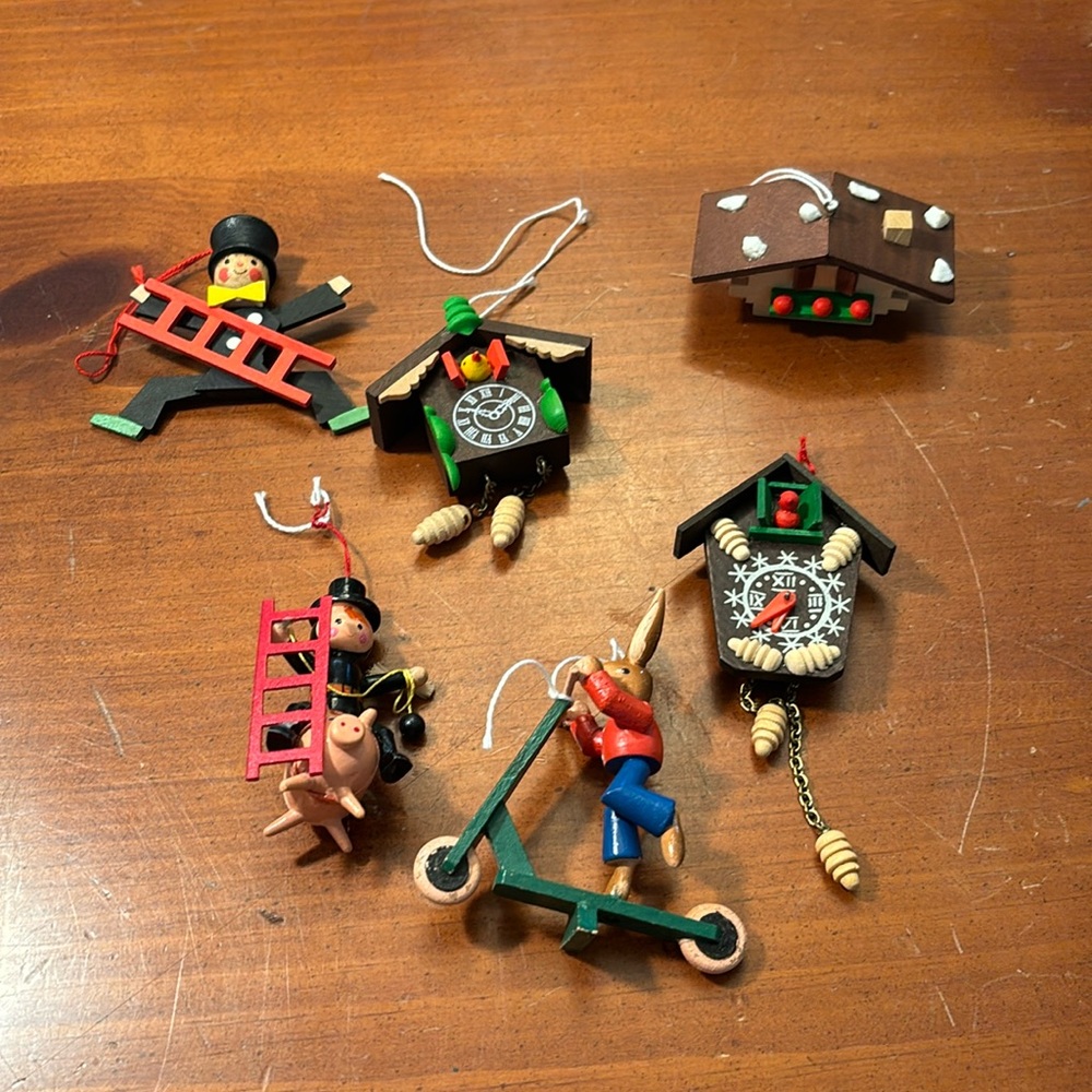Vintage Wooden Ornaments